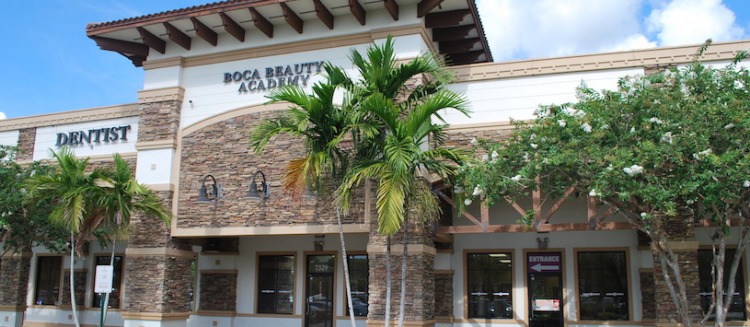 The outside of Boca Beauty Academy's Parkland campus.