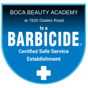 barbicide Boca Beauty Academy Barbicide Certified Safe Service Establishment South Florida